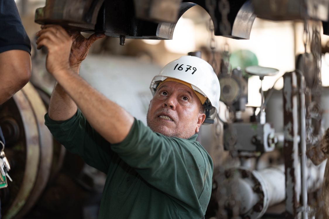 Inspection des composants d’une machine industrielle
